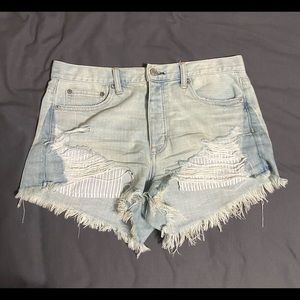 American Eagle Hi-Rise Jean Shorts